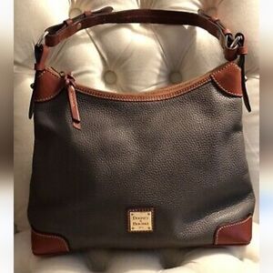New! Dooney & Bourke Gray and Brown Women's Bag